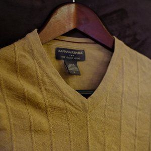 Men's Medium Banana Republic Italian Merino Wool Sweater